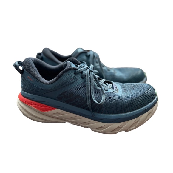 Hoka Other - Hoka One One Bondi 7 Men's Road-Running Shoes - US 8.5 W Real Teal/Outer Space